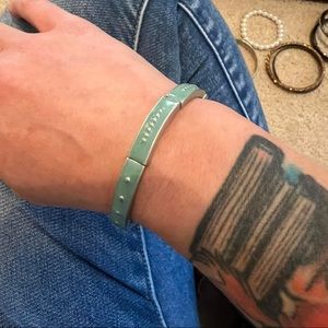 Lia Sophia Bracelet. Stretchy. Blue-ish Gray. Worn once.